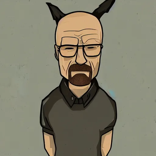 Prompt: Walter White furry art, trending on furaffinity