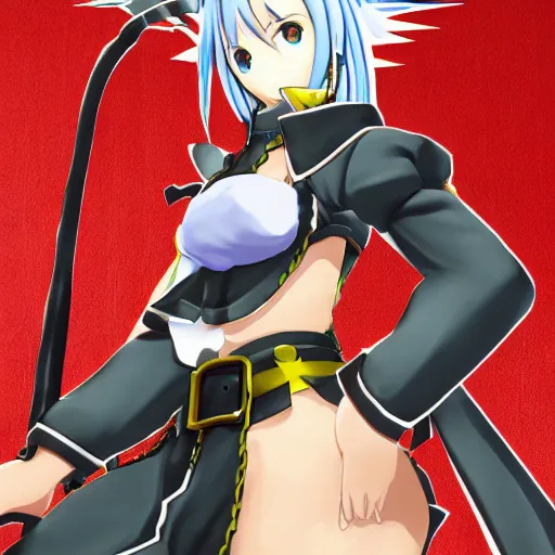 Image similar to bridget from guilty gear strive