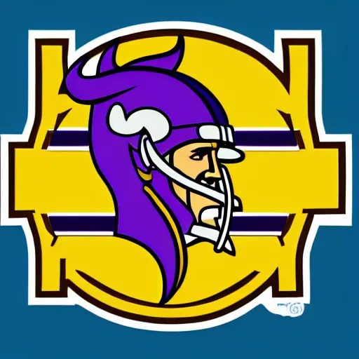 Prompt: sports logo detailed vector snoopdogg vikings