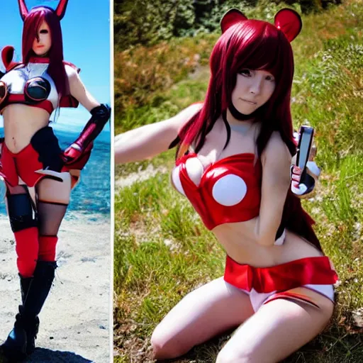 Image similar to instagram model cosplay