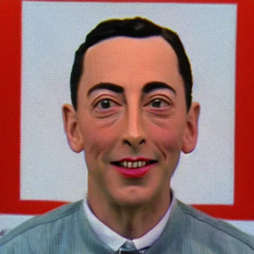 Image similar to pee wee herman mugshot