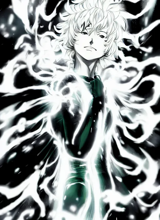 Image similar to A full portrait photo of tatsumaki one punch man, f/22, 35mm, 2700K, lighting, perfect faces, award winning photography.