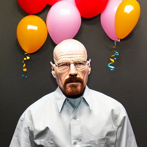 Image similar to birthday party photos of walter white