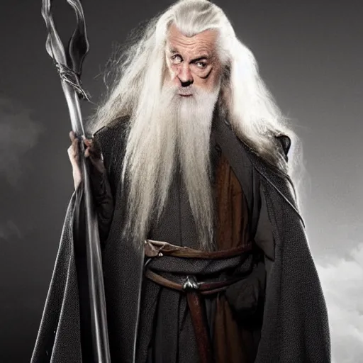 Image similar to geert wilders as gandalf in lord of the rings