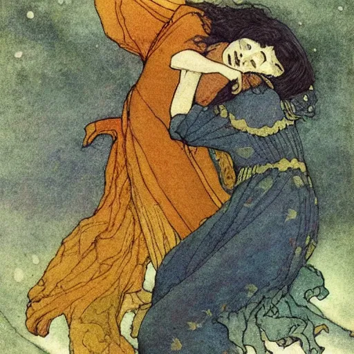 Prompt: Edmund Dulac