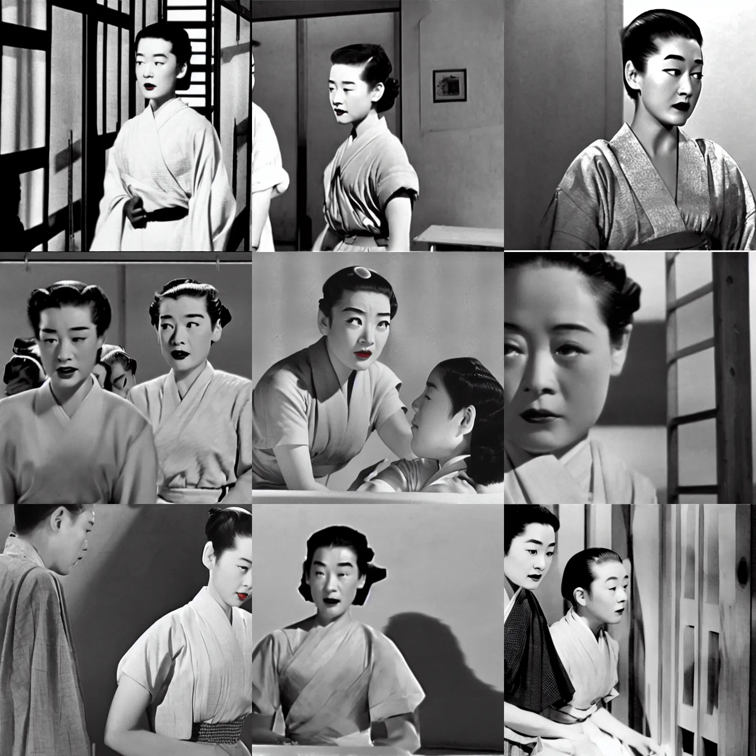 Prompt: a film still from tokyo story ( 1 9 5 3 )