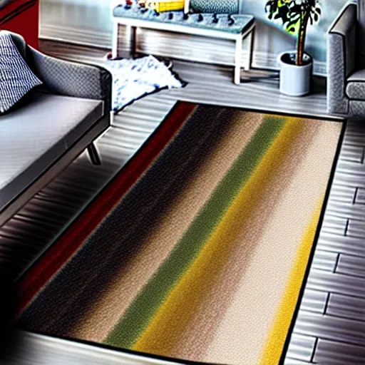 Image similar to a futuristic skids road map carpet rug
