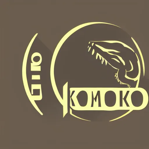 Prompt: logo for a company called komodo, graphic design, vector, illustrator