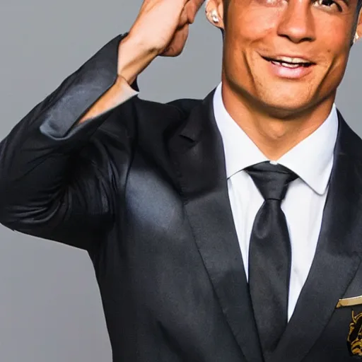 Prompt: carlos cabello rey as cristiano ronaldo