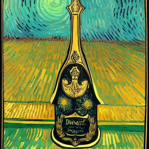 Prompt: “an ace of spades by vincent van gogh”