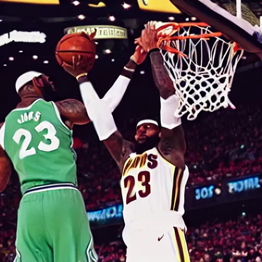 lebron james dunking on squidward | Stable Diffusion | OpenArt