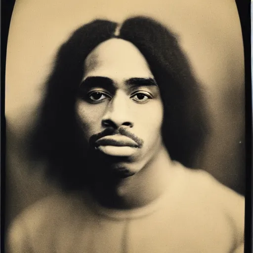 Image similar to a vintage photograph of Quavo by Julia Margaret Cameron, portrait, 40mm lens, shallow depth of field, split lighting