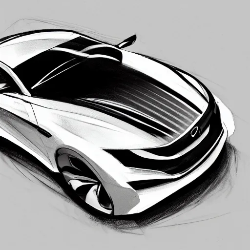 Prompt: car concept sketch