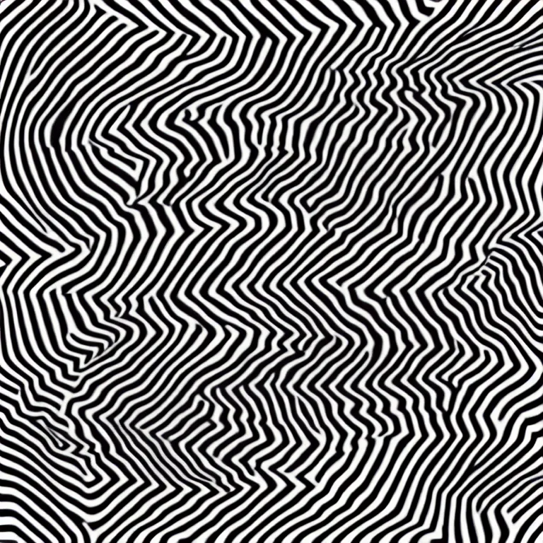 Prompt: a face within illusory motion dazzle camouflage perlin noise optical illusion