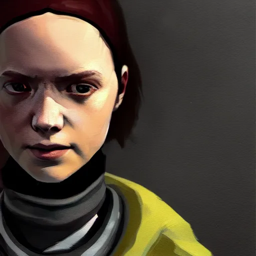 portrait of alyx vance from half life 2, digital, Stable Diffusion