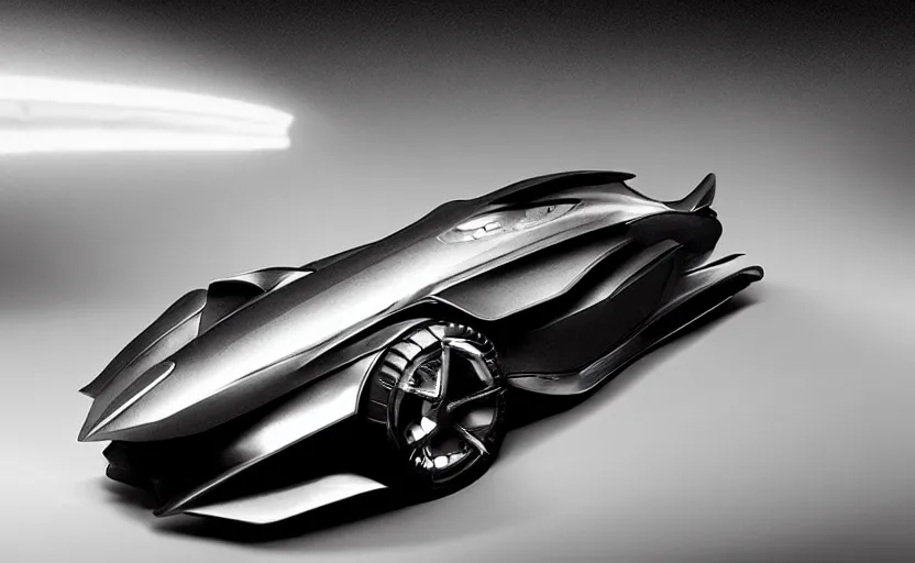 Prompt: “A 2025 Batmobile Concept, studio lighting”