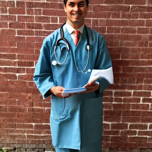 Prompt: steven vazquez as a doctor