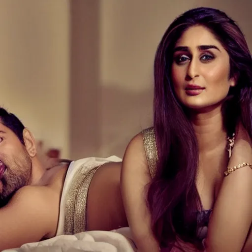 Kareena Kapoor Hdxxx - kareena kapoor with two mans in the bed, au naturel, | Stable Diffusion |  OpenArt