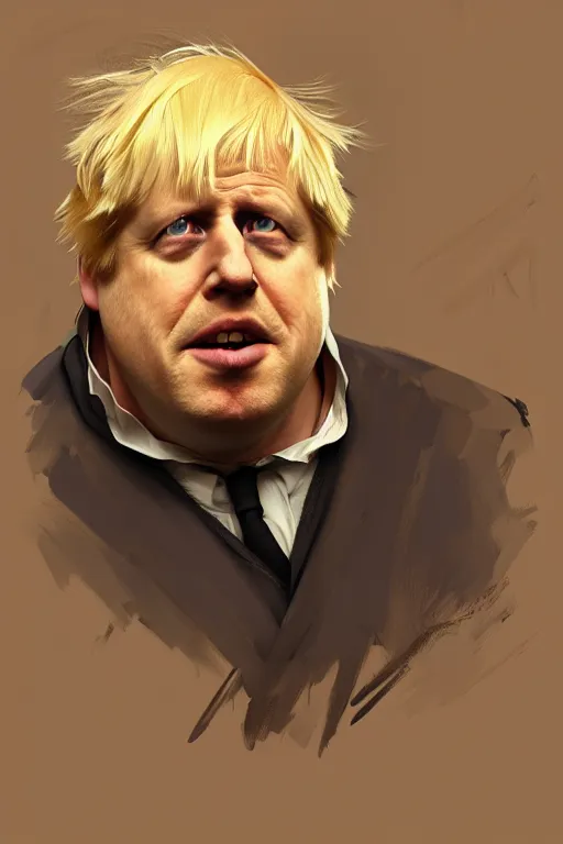 Image similar to Boris Johnson as a Winnie the Pooh, Boris Johnson hairstyle, realistic portrait, symmetrical, highly detailed, digital painting, artstation, concept art, smooth, sharp focus, illustration, cinematic lighting, art by artgerm and greg rutkowski and alphonse mucha