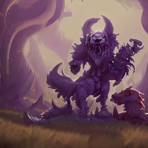 Prompt: cute fluffy animal skeleton creatures. hearthstone animal creatures, graveyard background, bright art masterpiece artstation. 8k, sharp high quality artwork in style of Jose Daniel Cabrera Pena and Greg Rutkowski, violet theme, concept art by Tooth Wu, hearthstone card game artwork