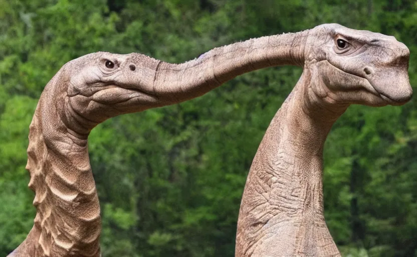 Image similar to mark zuckerberg long neck apatosaurus dinosaur