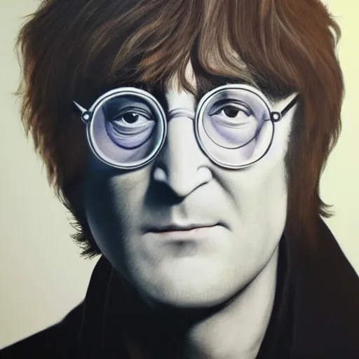 Image similar to John Lennon, hyper realistic, HD, HQ, photo realistic