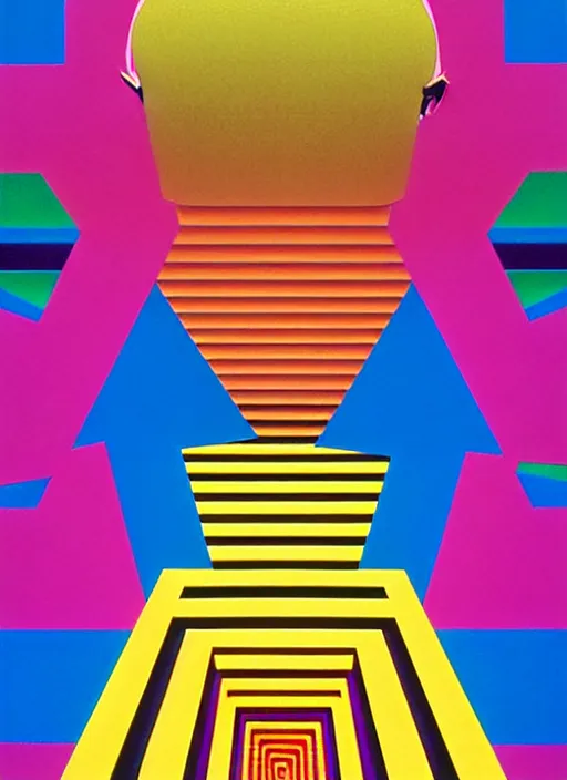 Image similar to labyrinth by shusei nagaoka, kaws, david rudnick, airbrush on canvas, pastell colours, cell shaded!!!, 8 k