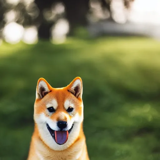 Image similar to a shiba inu eating a carrot, high quality, high resolution