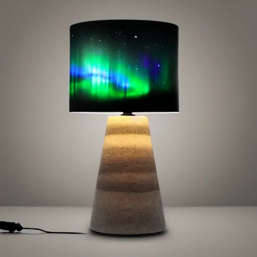 Image similar to Aurora Boreal lamp