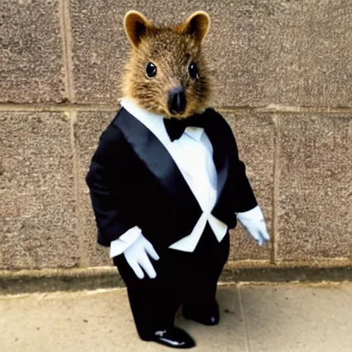 a quokka wearing a tuxedo | Stable Diffusion | OpenArt