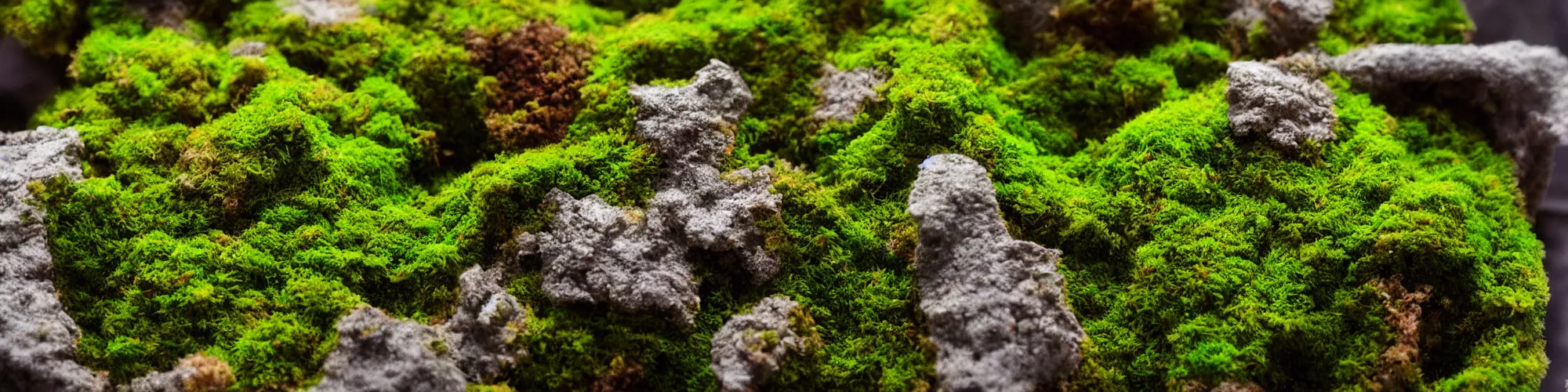 Image similar to moss terrarium, georgia o'keeffe, beautiful, bokeh