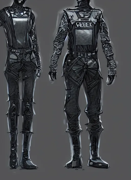 Image similar to detailed intricate concept of a futuristic officers uniform, 4 k, hd, cyberpunk dark fantasy art, official fanart behance hd artstation