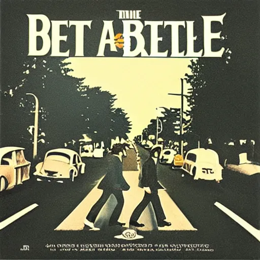 Prompt: album sleeve let it be by beatles