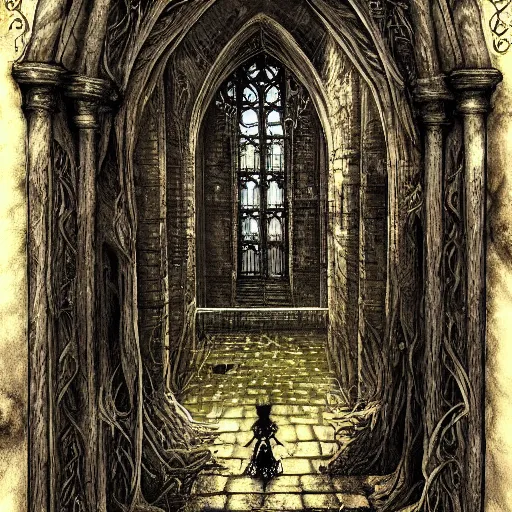 Prompt: gothic fantasy art, the keep of poisoned tears, ultra realistic, wide angle, intricate details, sharp focus, highly detailed,