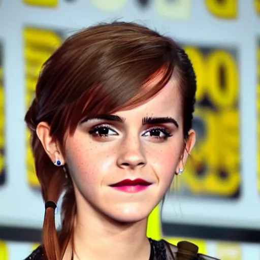 Image similar to emma watson in 3 d anime