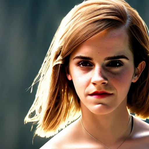 Image similar to Emma Watson as She-Hulk