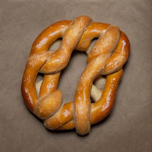 Prompt: abstract thoughts in the form of a pretzel n - 6