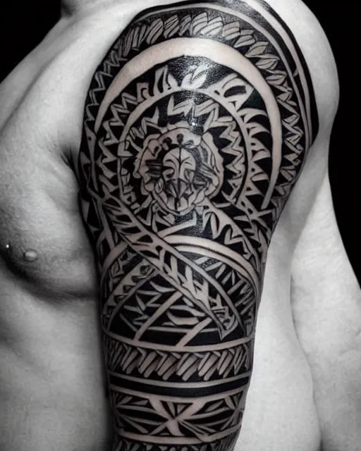 Prompt: tribal tattoo