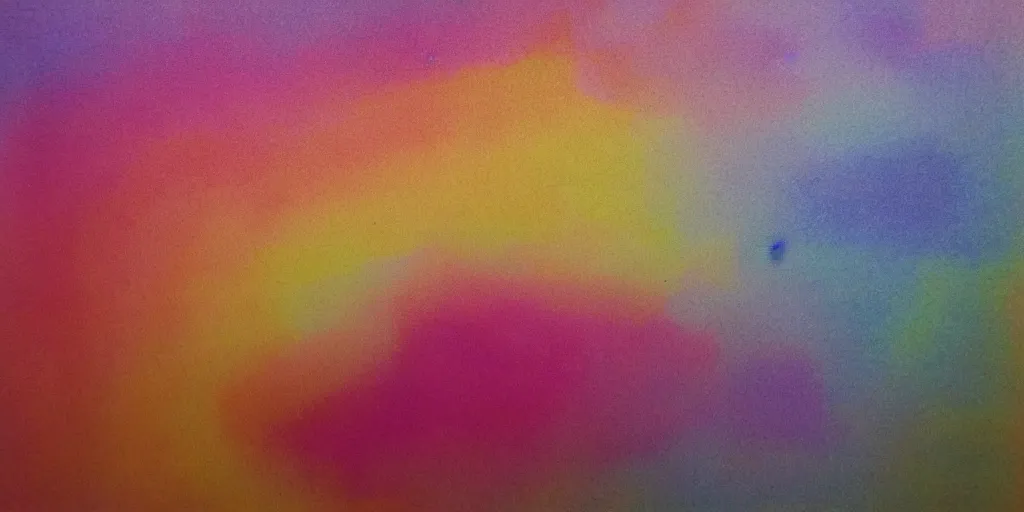 Prompt: gradient using undiscovered colours, original, unseen, new pigment