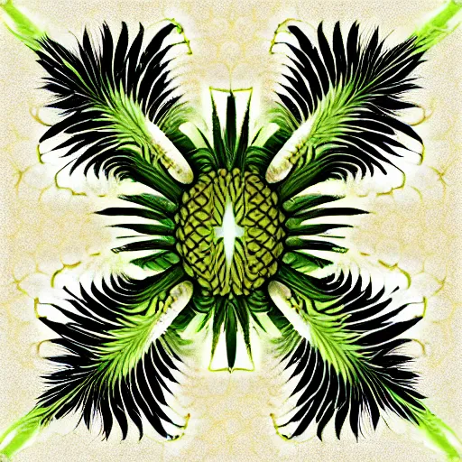 Image similar to fractal pineapple