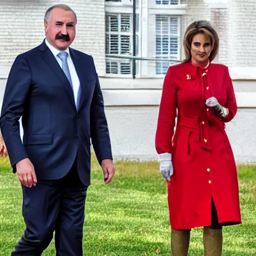 Image similar to Alexander Lukashenko with drip