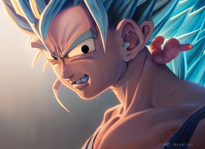 Image similar to highly detailed portrait of gash bell, in dragon ball, stephen bliss, unreal engine, fantasy art by greg rutkowski, loish, rhads, ferdinand knab, makoto shinkai and lois van baarle, ilya kuvshinov, rossdraws, tom bagshaw, global illumination, radiant light, detailed and intricate environment