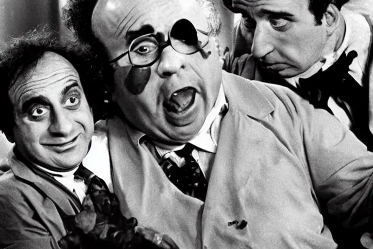 Prompt: danny devito in the marx brothers