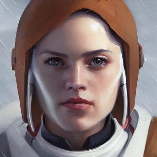 Image similar to portrait of a woman by greg rutkowski, syal antilles, blonde hair, star wars expanded universe, she is about 2 0 years old, wearing starfighter pilot uniform of the galactic alliance, digital painting, artstation, concept art, smooth, sharp foccus ilustration, artstation hq