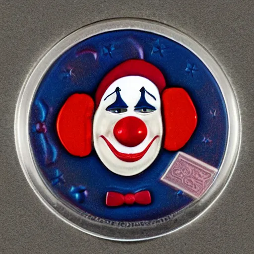 Image similar to The money of clowns, coin