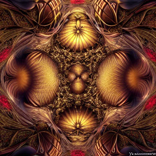 Prompt: fantasy art hyper realistic ai created interesting bizarre fractal fantastic art from imaginary mind, award winning best ultra detailed magnificent