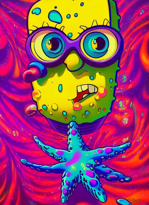 Details more than 62 trippy spongebob wallpaper super hot  incdgdbentre