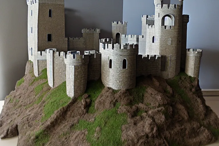 Image similar to a completed castle