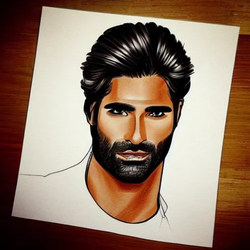 Prompt: a drawin un the style of mariano giraud