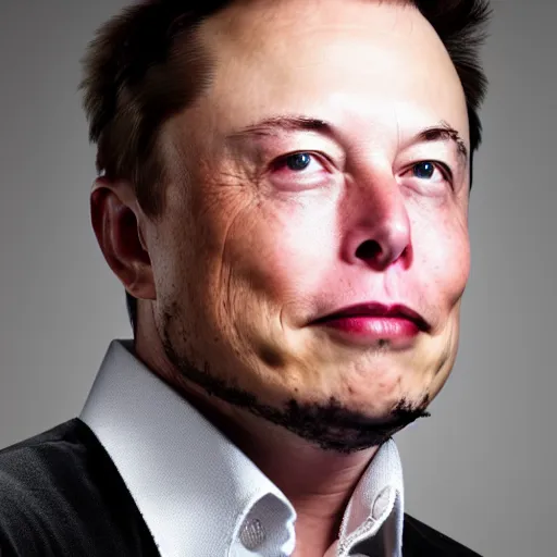 Image similar to elon musk with cool hairstyle, professional portrait photo